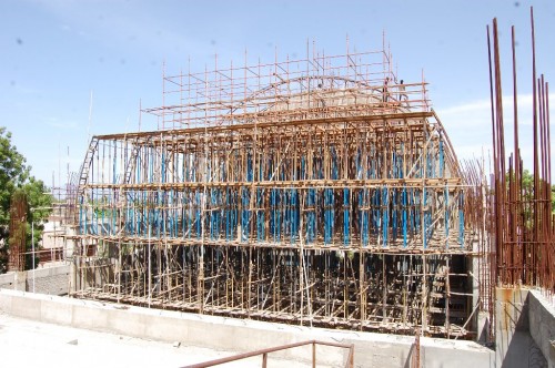 Cathedral Reconstruction Work on August 2017