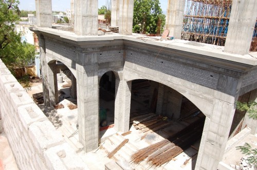 Cathedral Reconstruction Work on August 2017