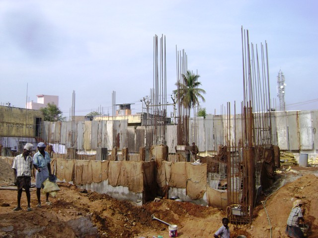 Altar, Underground Sacristy in Progress