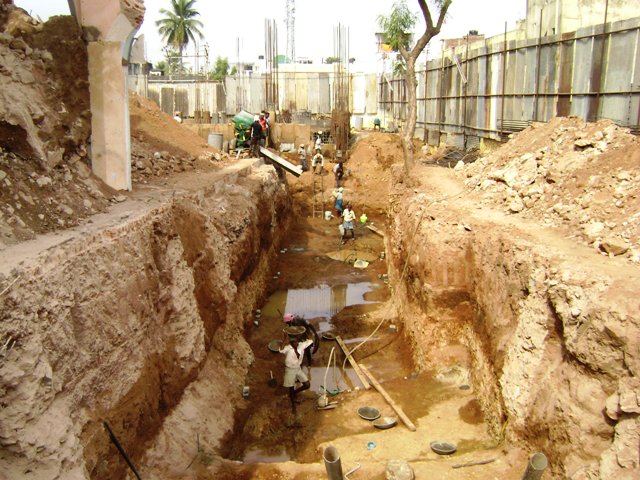 Altar, Underground Sacristy in Progress