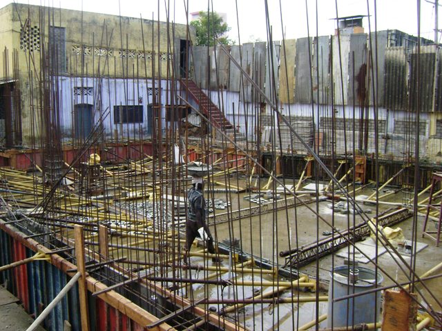 Altar, Underground Sacristy in Progress