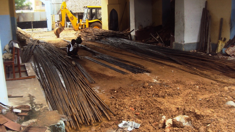 Cathedral Reconstruction Work in full force