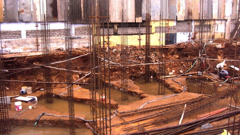 Cathedral Reconstruction Work in full force