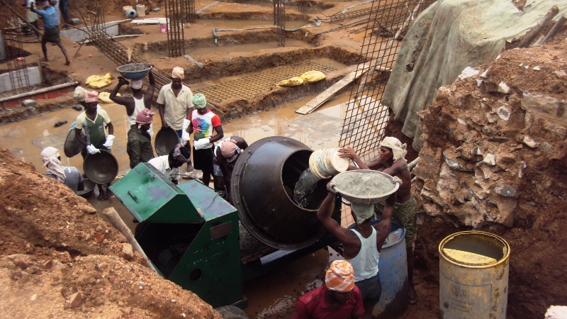 Cathedral Reconstruction Work in full force