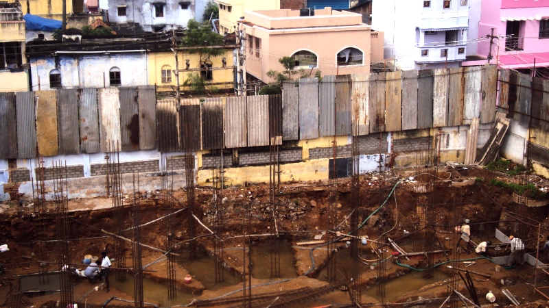 Cathedral Reconstruction Work in full force